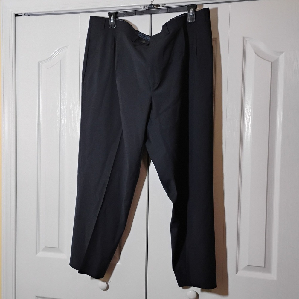 Lauren Ralph Lauren High Performance Wool Pleated Dress Pants Grey 50W 32L Mens